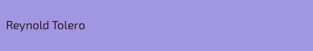 Reynold Tolero